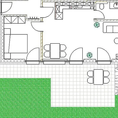 公寓 巴格贝克力木屋酒店 *